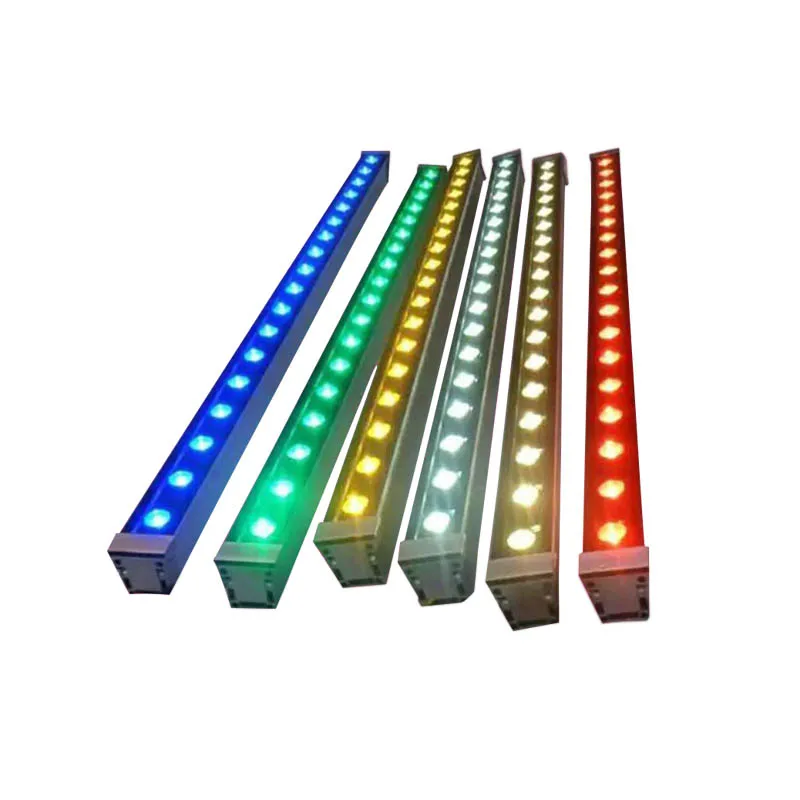 Dmx Rgb Rgbw Facade Linear Light 18W 24W 36W 48W 72W LED Wall Washer Light
