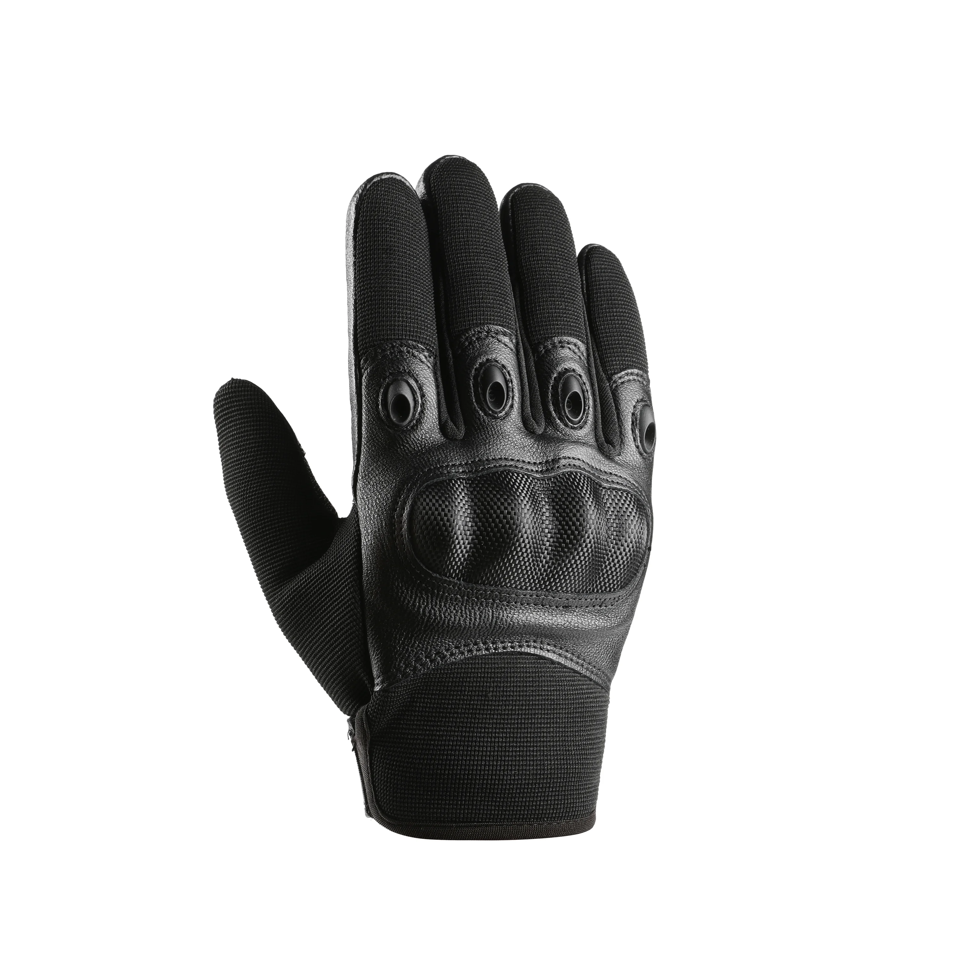 Protective Anti-Cut Hardshell Waterproof Tactical Gloves Touchscreen Grip Enhanced Leather Motorcycle Gloves