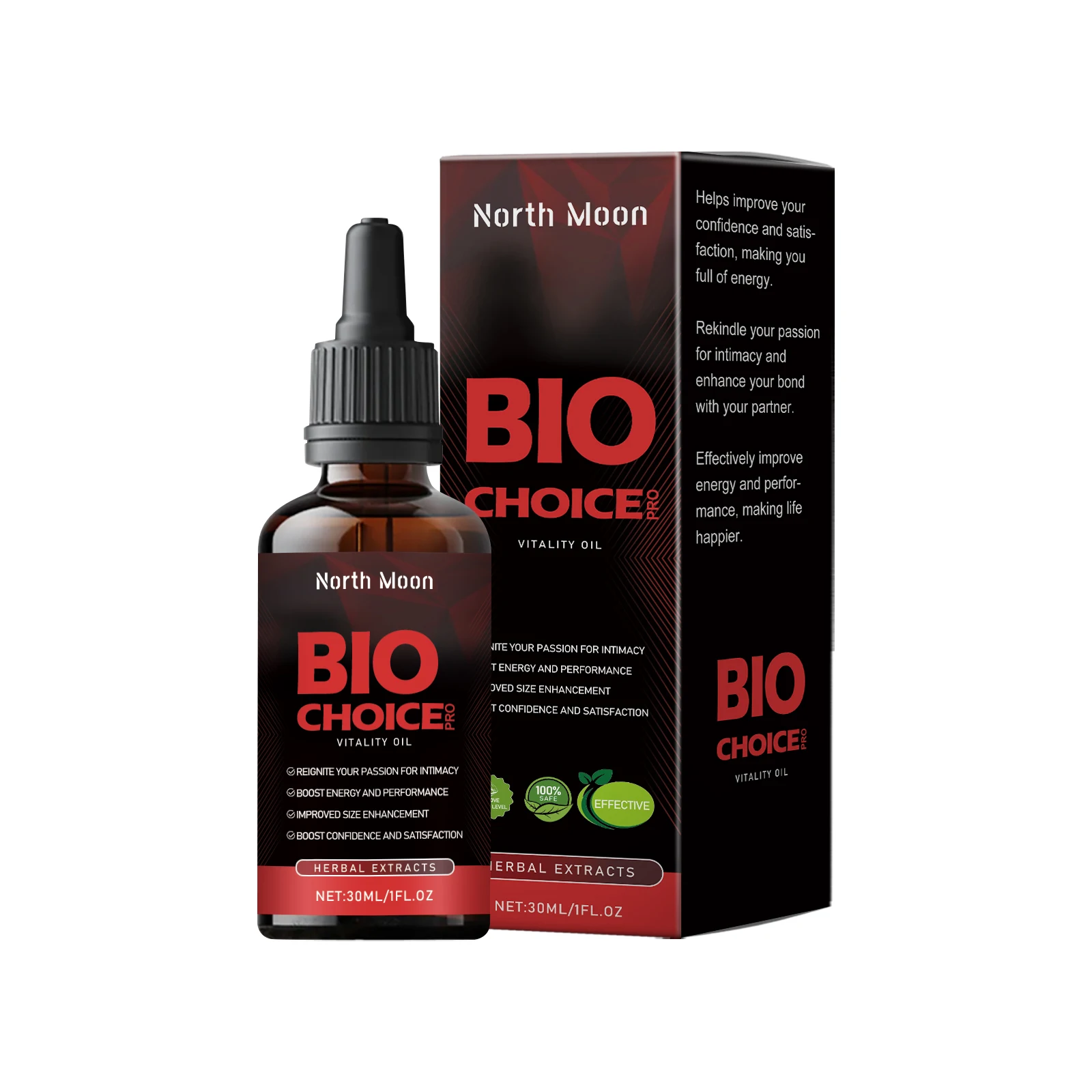 New Arrival Bio Choice Pro Vitality Oil 30ML Passionate Male Massage Essential Oil