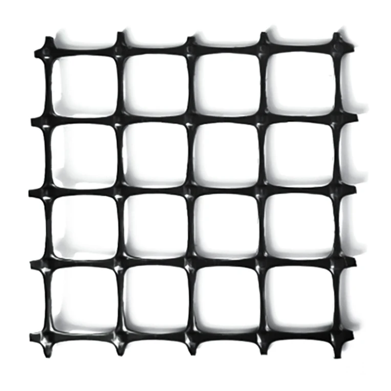 Newest design steel plastic composite geogrid biaxial geo grids construction reinforce geogrid