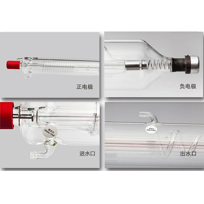 40W to 150W All-Type CO2 Laser Tube Easy to Operate for Wood Paper Rubber MDF Crystal for LAS DXF DST Graphic Formats