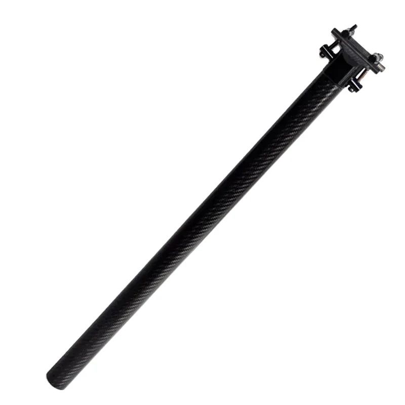 33.9 * 580 mm Folding Bike Carbon Seatpost Adjustable Remove Control Dropper Post  Bicycle Seat Post
