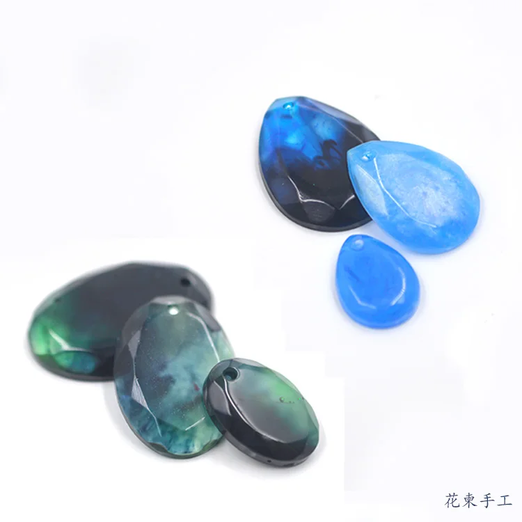 DM039 Flower Invitation Pendant Mold Jewelry Molds with Hole DIY Silicon Cake Tools Silicone Opp Bag Moulds Resin Jewelry Craft