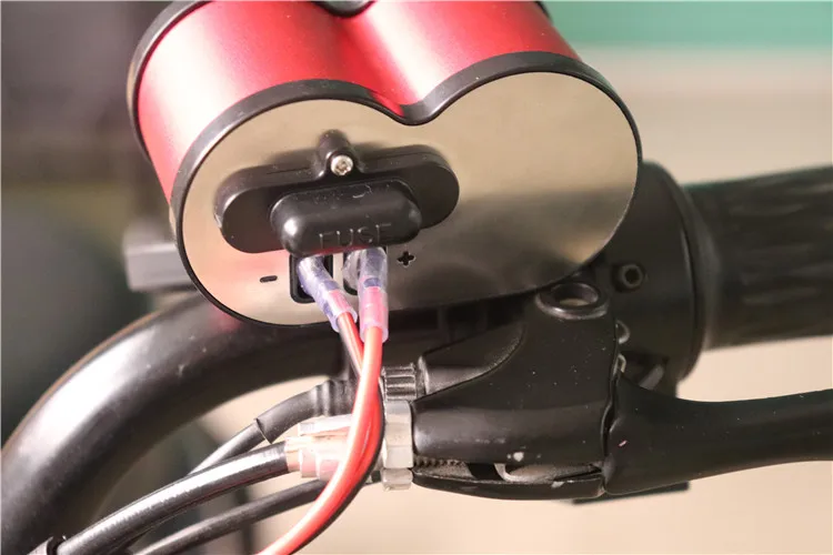 New Aluminum Alloy 12v Waterproof Wireless Motorcycle Multi Usb Charger