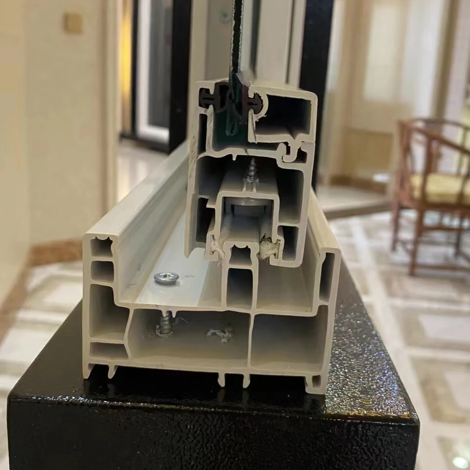 Hot Selling American Style Upvc Extrusion Casement Window Profile Plastic Window Panel Pvc Window Profile Upvc Door Frame
