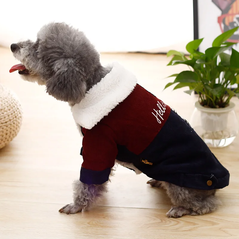 
Custom Wholesale Fashion Elegant Dog Clothes Winter Pet 