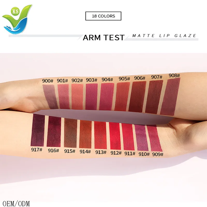 New Style Liquid Matte Lipstick Set Non Sticky Long Lasting Waterproof Lipgloss ODM OEM Wholesale Private Logo Customize