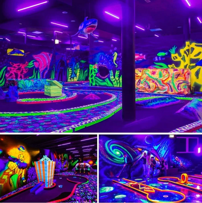 UV Wall Washer Light New Hot LED 36W Purple Aluminum Strip Light 40W Halloween Ghost House Fluorescent Lamp