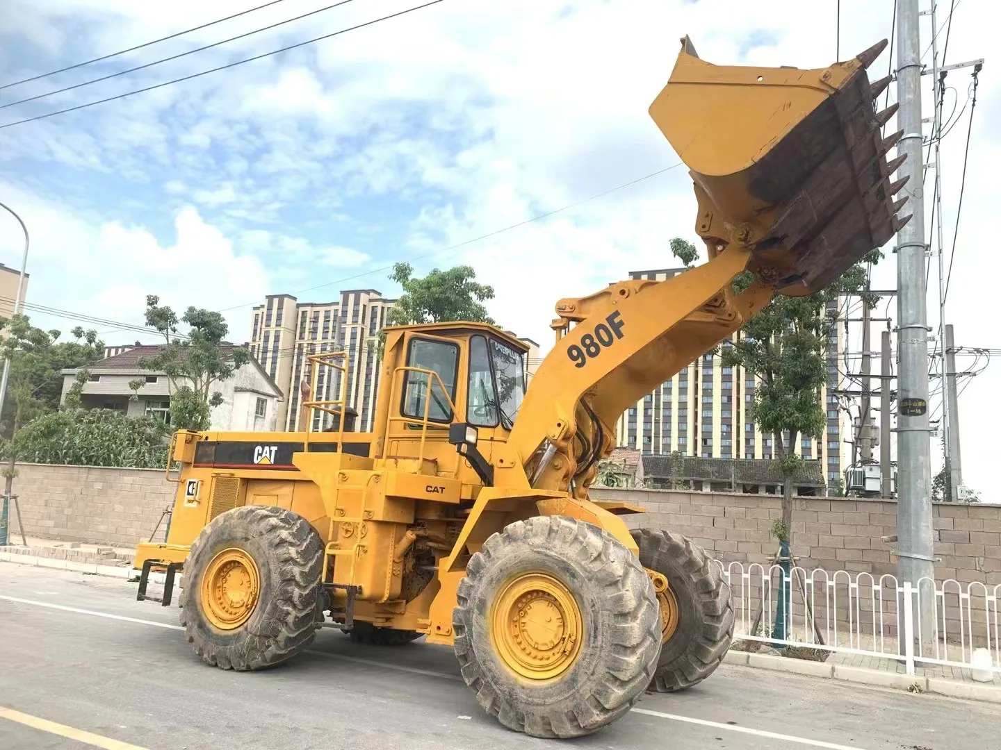 Factory price Used Wheel Loader CAT 980F used loader secondhand Cat 980F loader on sale