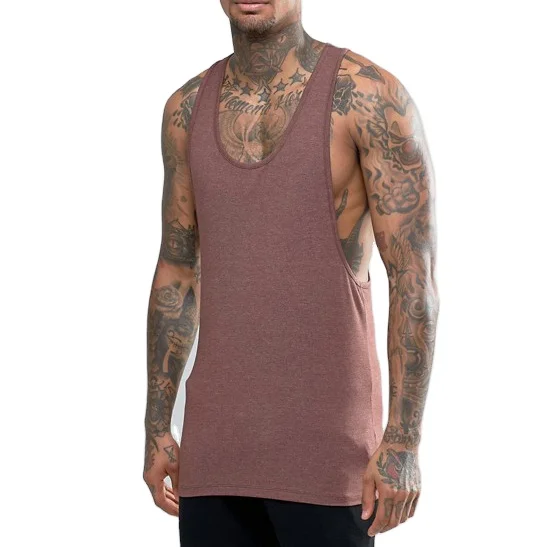 Oem Service Supply Type Custom Gym Singlets Y Back Tank Tops For Men