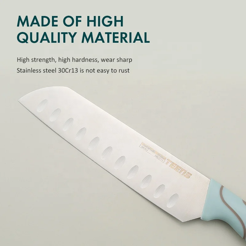 Wholesale Cheap Kitchen Knife Set Stainless Steel Cleaver Knife Japan Kitchen Slicing Knives With PP Handle