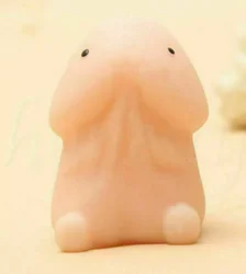Soft Mochi Dingding Squishy Focus Squeeze Reduced Pressure Abreact Vent Healing Toy Fun Joke Party Gift