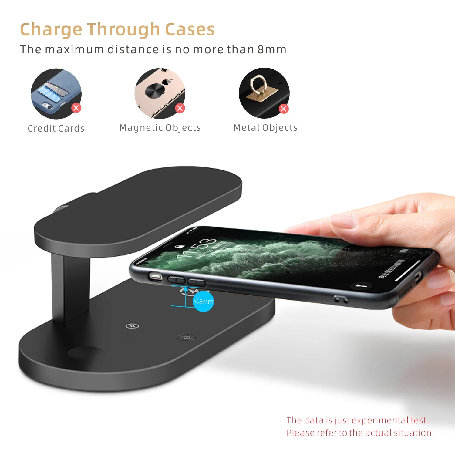4 in 1 fast charger multi function wireless charger with UV lamp