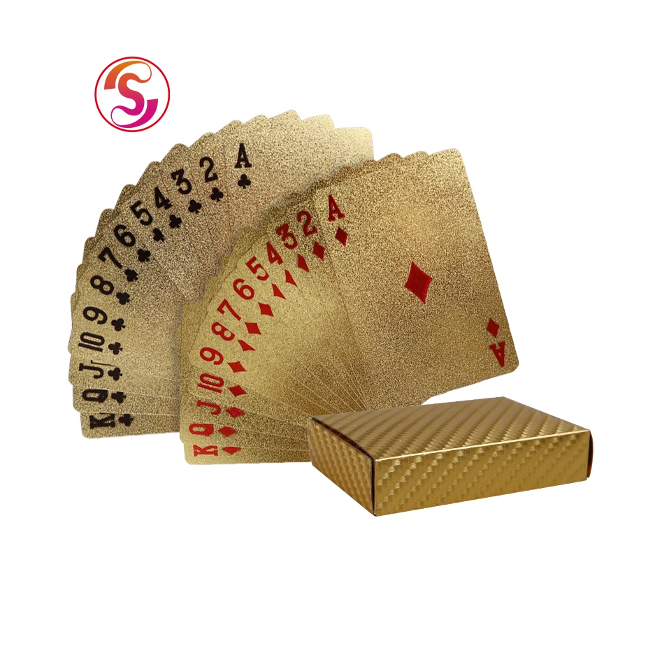 
Cyber cheap Gold Stamping Entertainment Adults Table Paper Poker Playing Card Game Customized games playing cards poker 