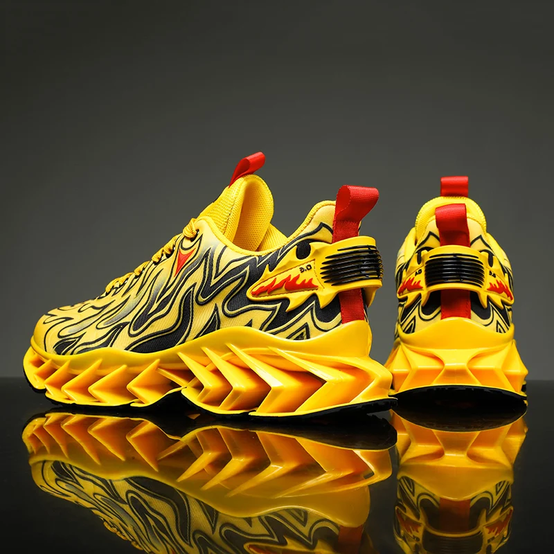Blade Running Shoes For Men INS Trendy Male Sneakers Anti-Slip Outdoor Jogging Footwear Chunky Sports Shoes Zapatillas