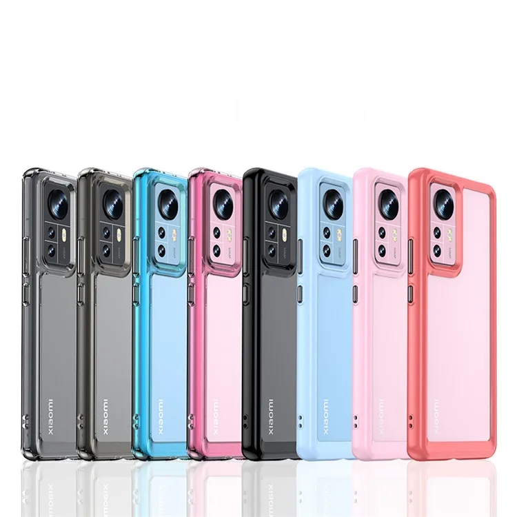 Hot Selling For Xiaomi 12T Pro Hard Acrylic case Electroplated Button Anti-scratch Phone Cover For Xiaomi 13 Redmi K50 Ultra A1