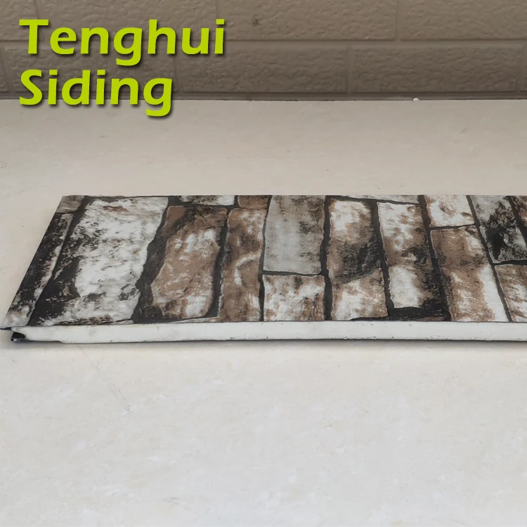 Polyurethane Foam 3d Wall Decorative Panel Making 16mm Prefab Fireproof Sandwich Panels