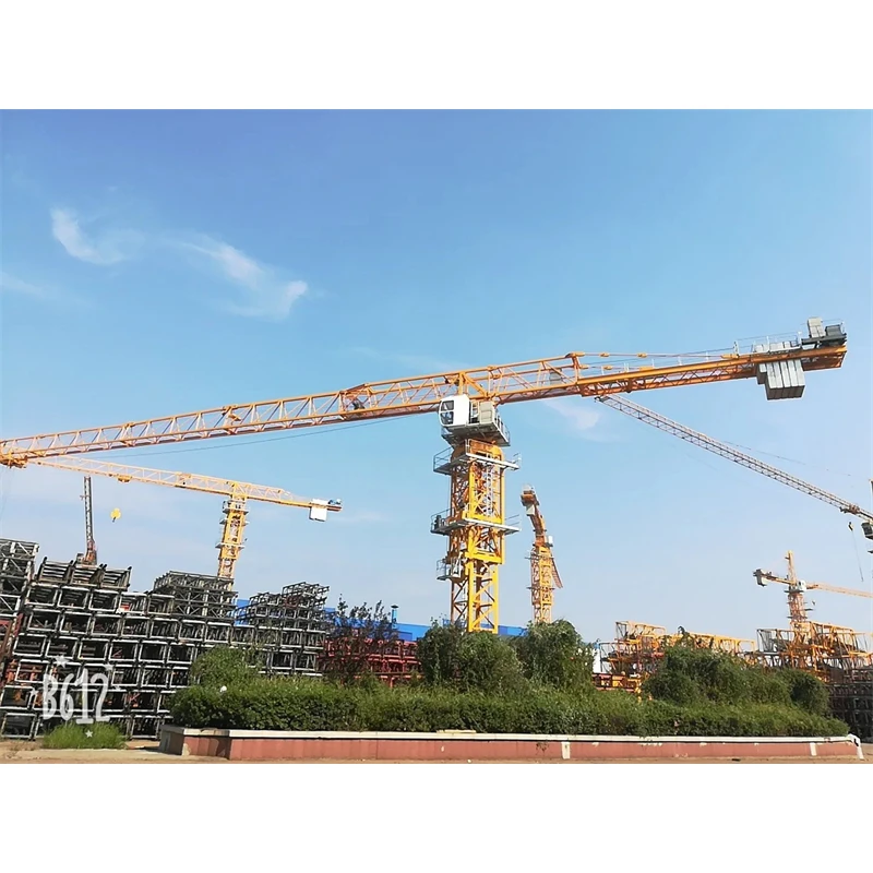Used Tower Crane for Construction Stationary Crane with Pump Core Components for Building Sites