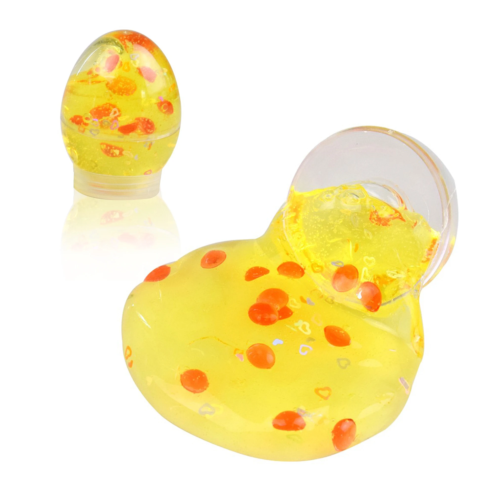Wholesale Fluffy Crystal Jelly Slime Egg Educational Non-toxic Colorful DIY Crazy Charms Putty Slime
