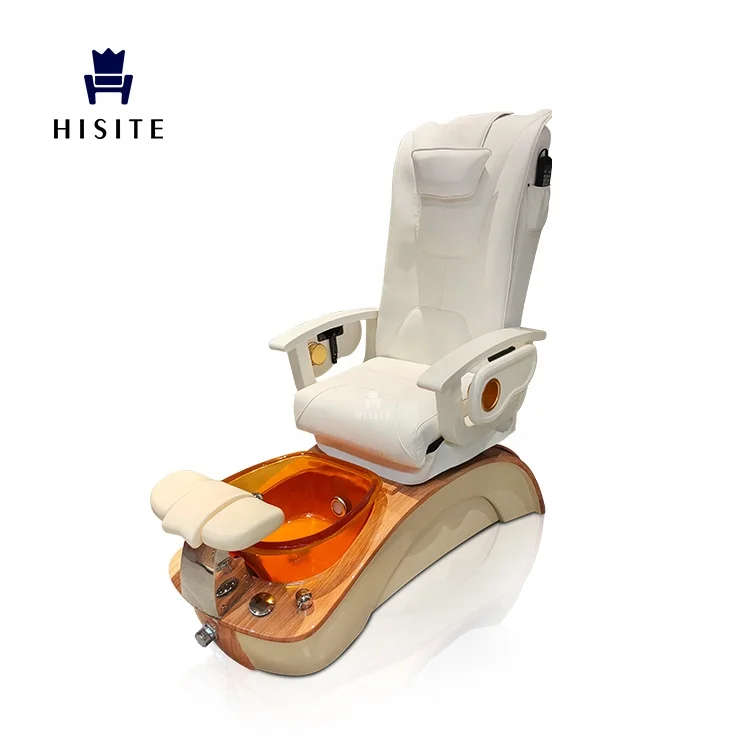 Hisite Nail Salon Furniture Pedicure Shiatsu Chair for Foot Spa