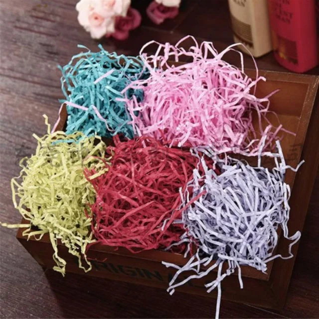 
Натуральная бумага розового цвета, измельченная бумага, наполнитель для подарочных коробок на Рождество, свадьбу и вечеринку, наполнитель для подарков 