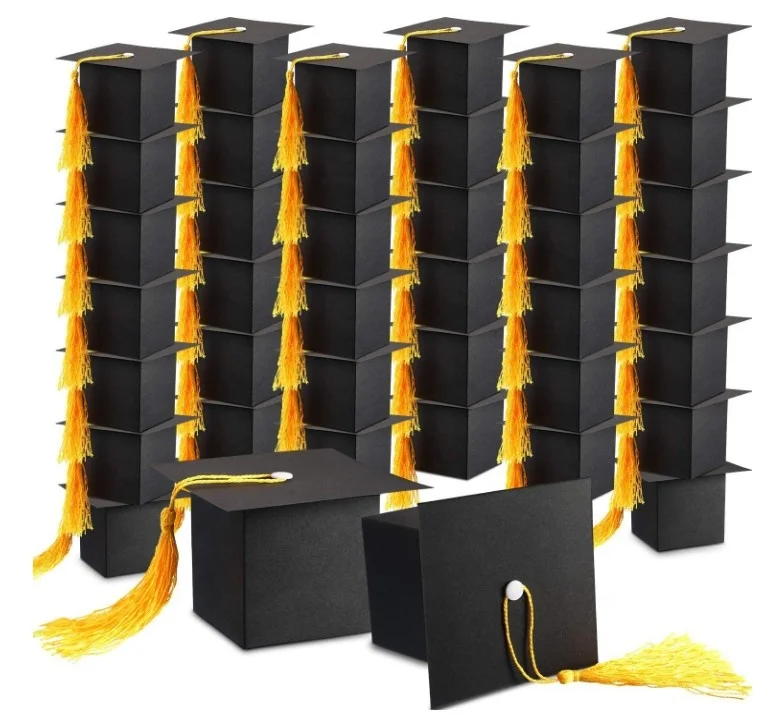2020 Graduation Party Graduation cap Gift Sugar Candy Box Packing Box