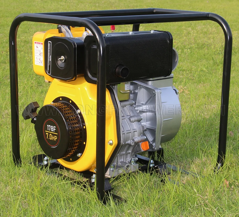 2, 3, 4, 6 Inch Air-Cooling Easy-Moving/Portable Small Irrigation Diesel Water Pump, Gasoline Water Pump, Fire-Fighting Pump