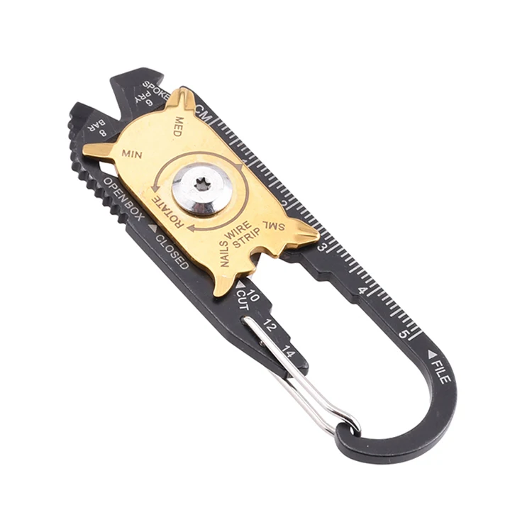 20 In 1 Multi-Function Outdoor Portable Multi Edc Multifunctional Pocket Outdoor Bicycle Tool Pocket Keychain Edc Travel Tool