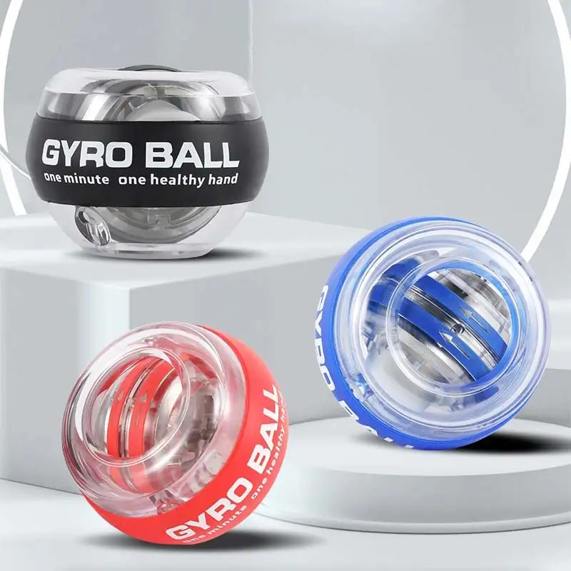 Gyro Ball With Carry Case Forearm Exerciser Gyroball Wrist Arm Trainer Exerciser Led Gym Forearm Power Wrist Gyro Ball