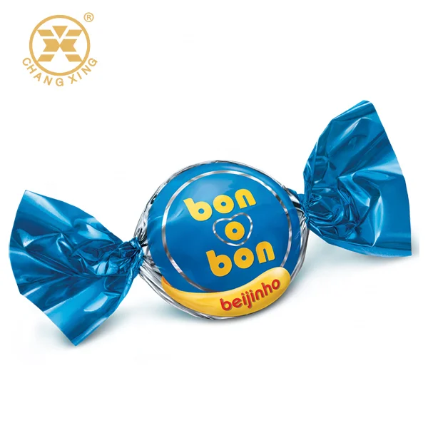 Accept custom order Polyethylene Multi Colors Foil Dulces BOPP CPP Candy Lollipops wrapper Metallic roll packaging wrappers