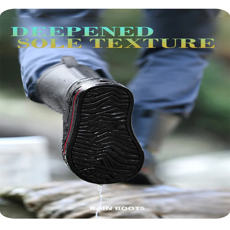 whole sale fashion trend PVC outdoor waterproof deck fly fishing wading fishing boots galoshes deck boots
