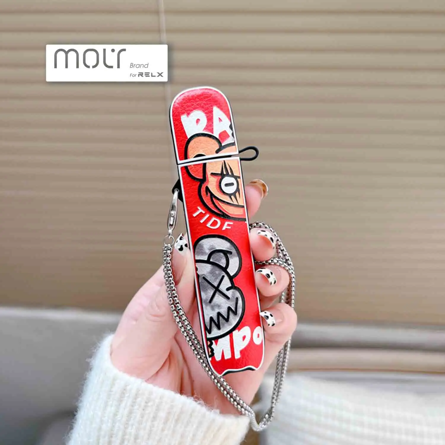 Molytech 2022 Full Arc Leather Case Series Relx Cover Cartoon Relx Case Infinity Phantom Cover Vape pod Case Essential For Relx