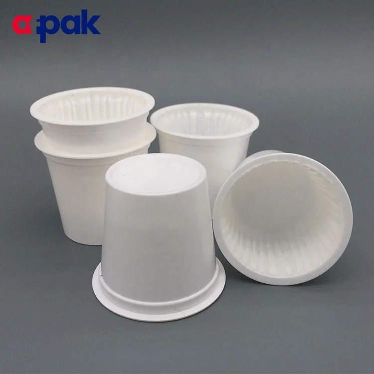High Barrier Empty plastic pp evoh disposable kcups k cup 2.0 compatible with welded filter fabric, blank k cups, Empty K cup