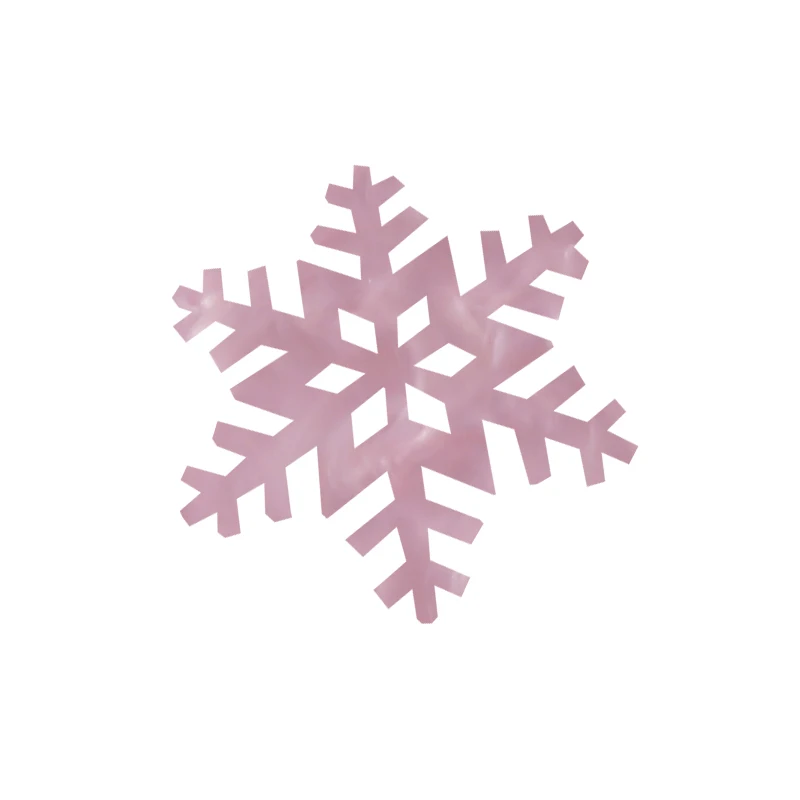 Glitter Acrylic Sheet Christmas Tree Ornaments Christmas Ornaments 2024 Snowflake
