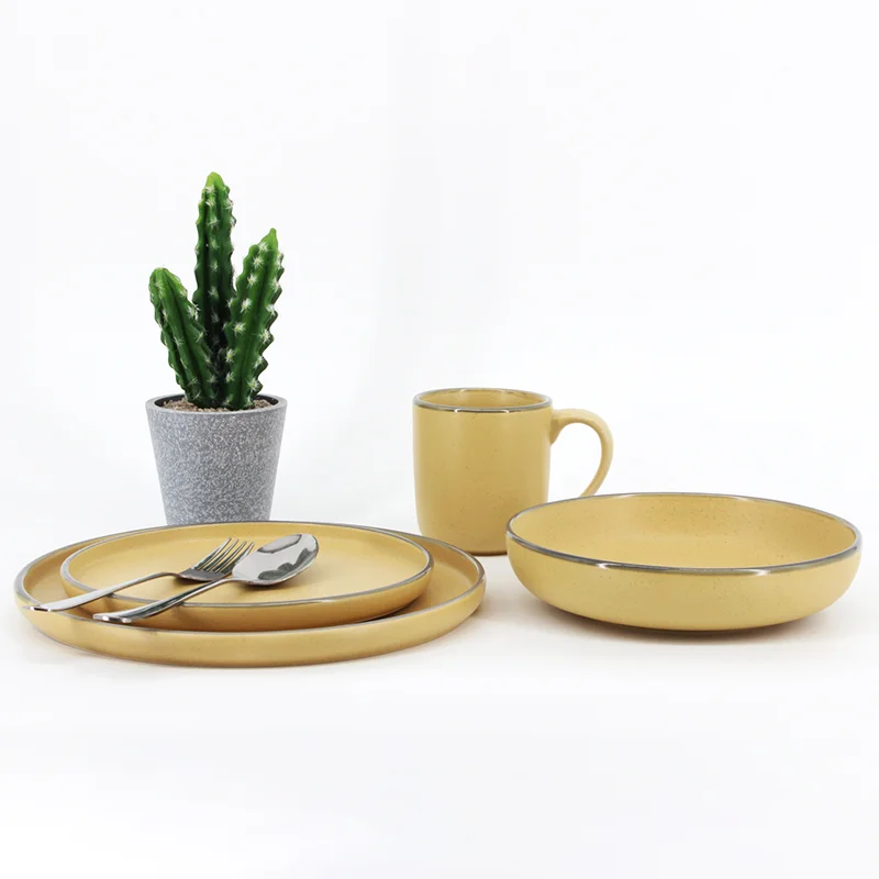 Оптовые цены на керамические обеденные тарелки набор посуды роскошные наборы столовых приборов