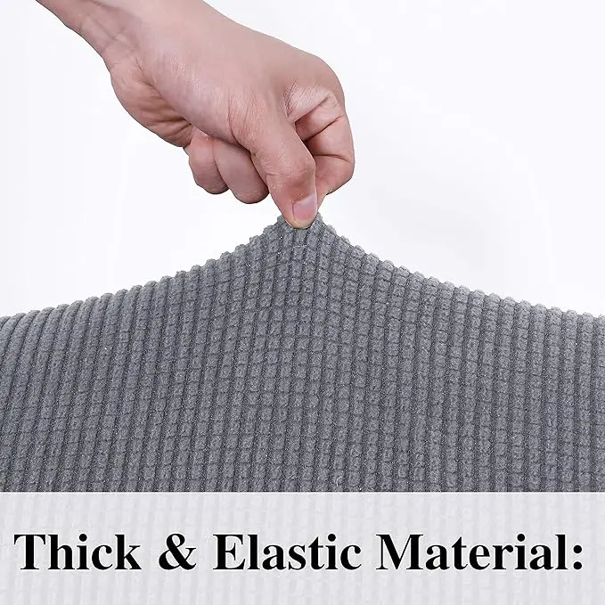 Stretch Chair Sofa Slipcover Spandex Jacquard Non Slip Soft Couch Sofa Cover Washable with Non Skid Foam