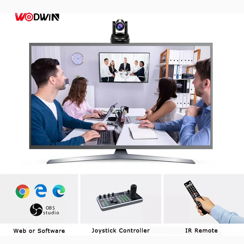 WODWIN горячая распродажа 4K HD 1080P 12X 20X 30X PTZ камера NDI SDI IP POE живая трансляция видеоконференции