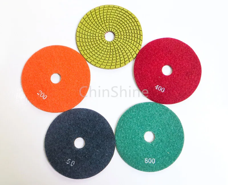 ChinShine diamond grinding tools 125mm 5 inch wet diamond polishing disc for marble