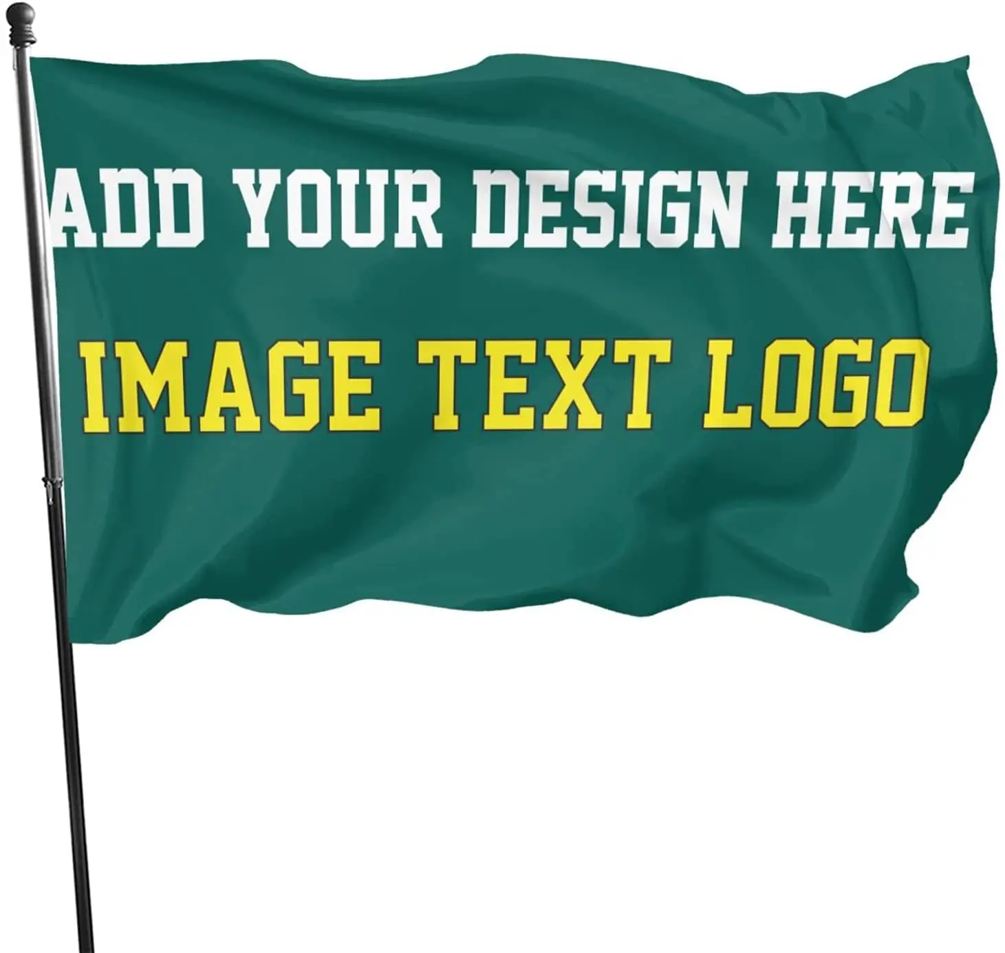 
Custom Outdoors Flag 3x5 Ft Print Your Own Image Design Text Customized One Side Flags Banners with Brass Grommets 3 X 5 Ft Flag 