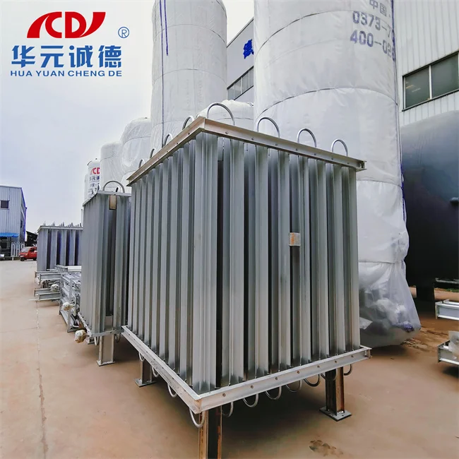 Cryogenic Liquid Ambient Air Vaporizer Stainless Steel Cryogenic Air Ambient Vaporizer