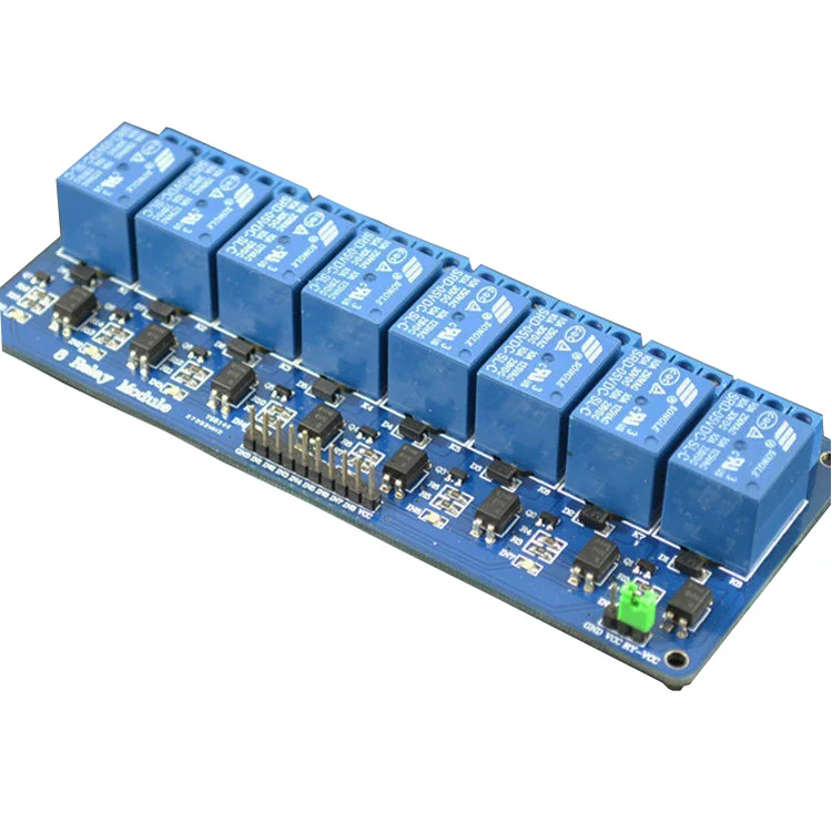 12/24V 8 канальный релейный модуль (со световым муфта)