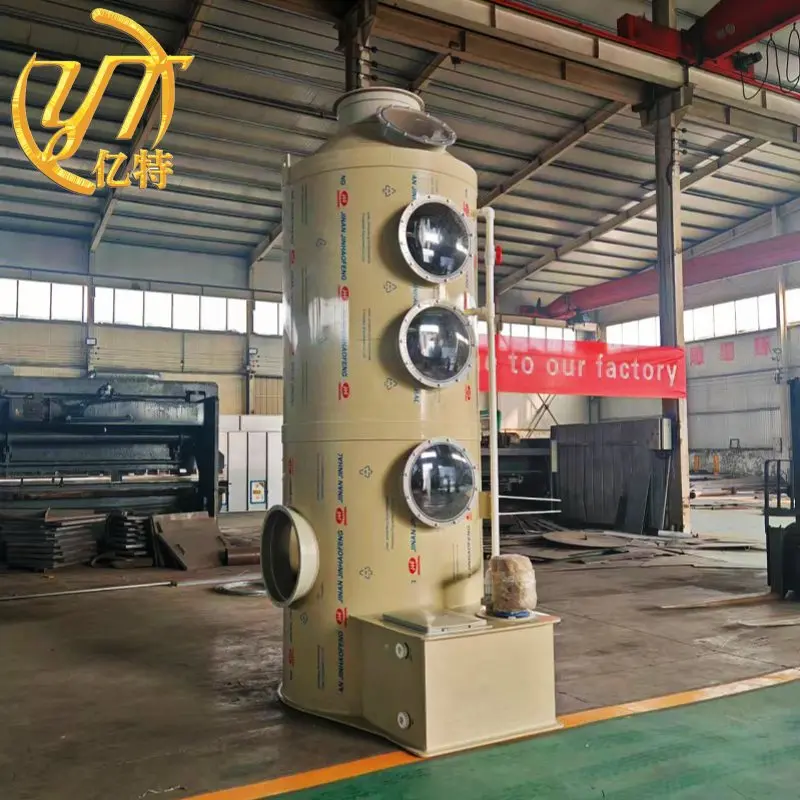 The Bionomic Air Pollution Control  Air Wet Scrubber  for desulfurization   Air cooling Waste gas treatment Odor adsorption