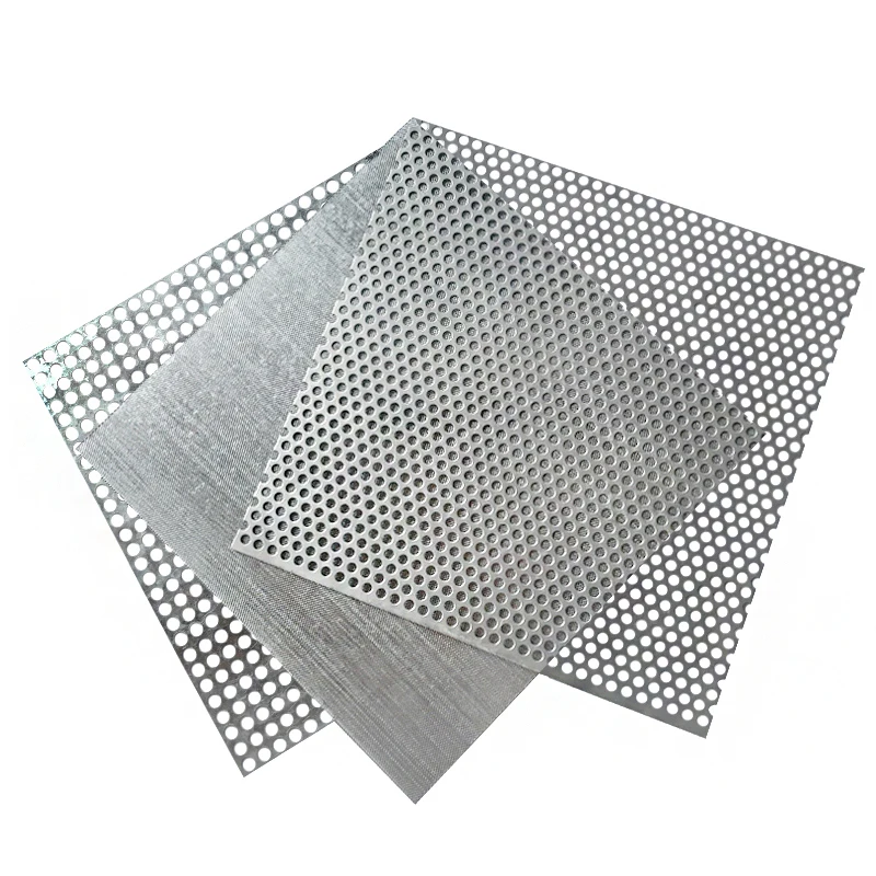 Outdoor aluminum perforated metal facade panel privacy Screen ceiling