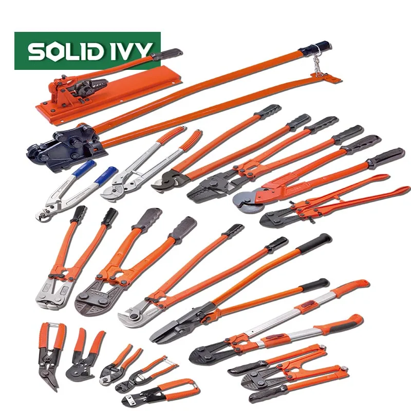 Heavy Duty Professional Multi Size 8 Inch 18 Inch 24 Inch Handle #5 Rope Cutting Bolt Cutter For Locks Rebar Screws