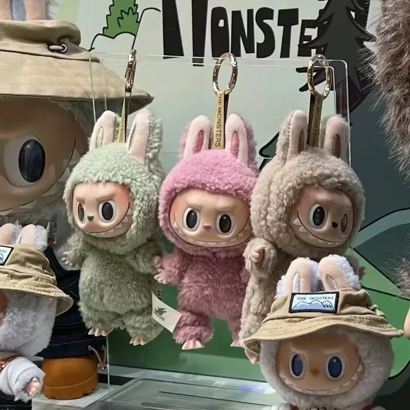 Lovely Original Monster Labubu Plush Toy Stuffed Mystery Box Macaron Labubu Dolls Versions 2 Pop Mart Blind Boxes Children Toys