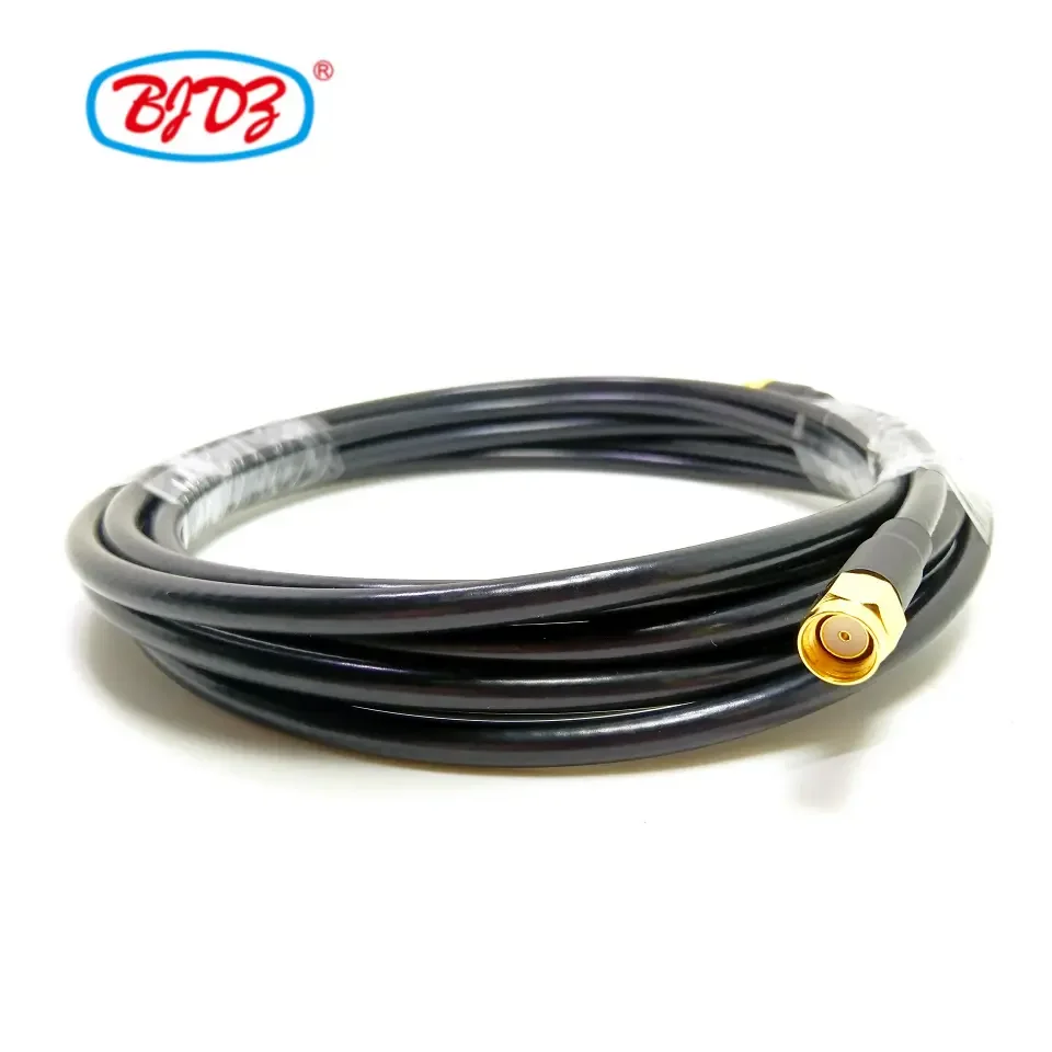 Factory Price RP reverse polarity SMA Female Jack to RP reverse polarity SMA male Plug Low Loss LMR195 RF Coax Coaxial cable