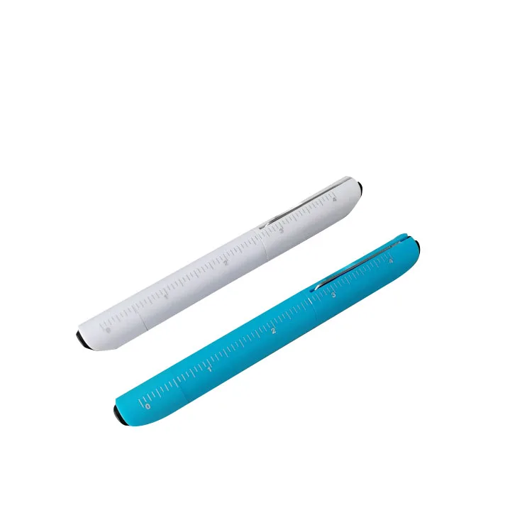 Promotional custom printed scissors knife rules multifunctional pen