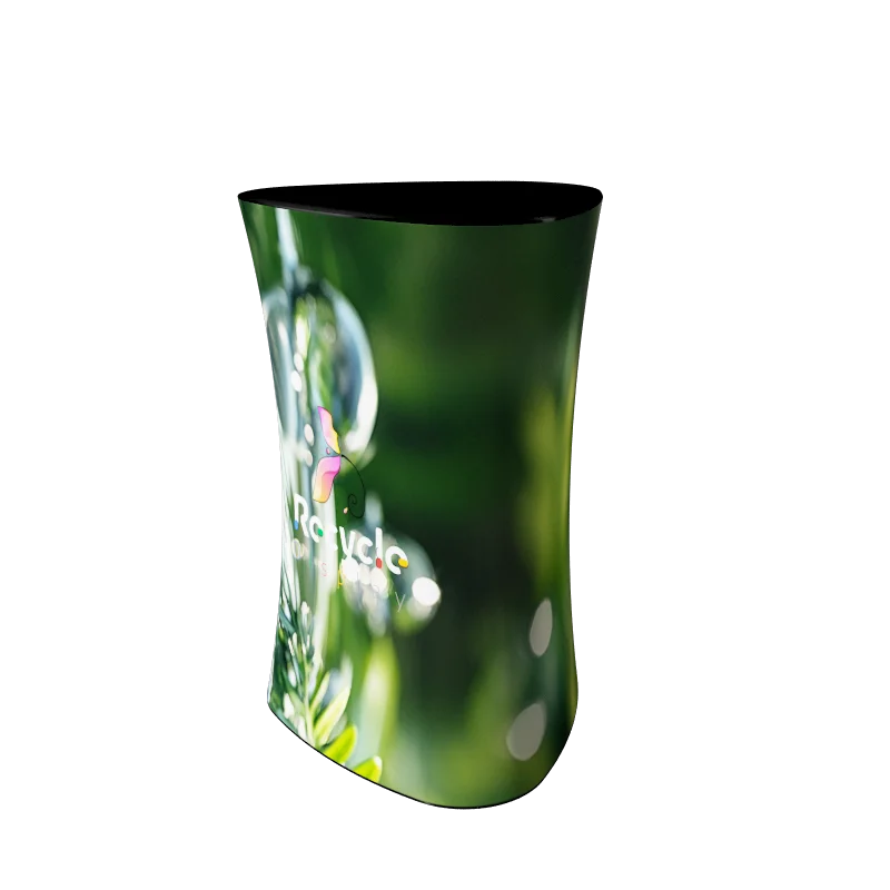 portable promotion Counter advertising stand booth table display trade show booth Triangle fabric counter