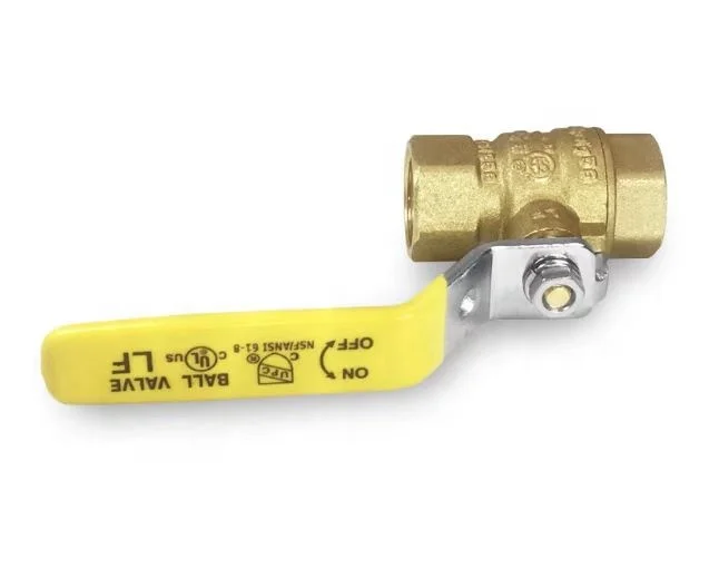 China Supplier Quality OEM Valve Stock CW617N C122 In-housing Stamping Forging Nicked Full Port Female Threaded Brass Ball Valve