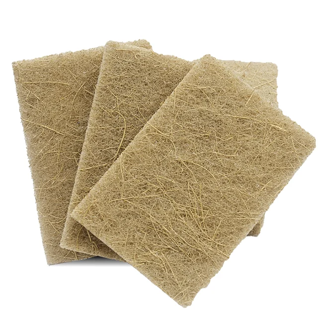 Eco Friendly Customize Cleaning supplies coconut brown cellulose cotton Easily wipe away dirt grease and grime